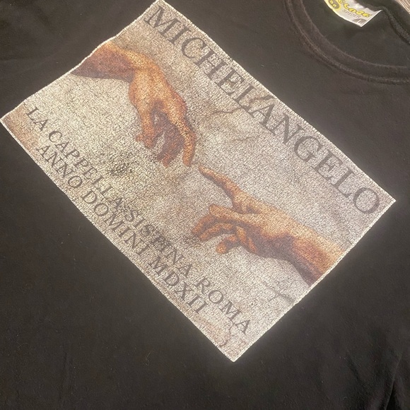 1999’ Vintage Michelangelo (Black Spider) Shirt - Picture 2 of 3
